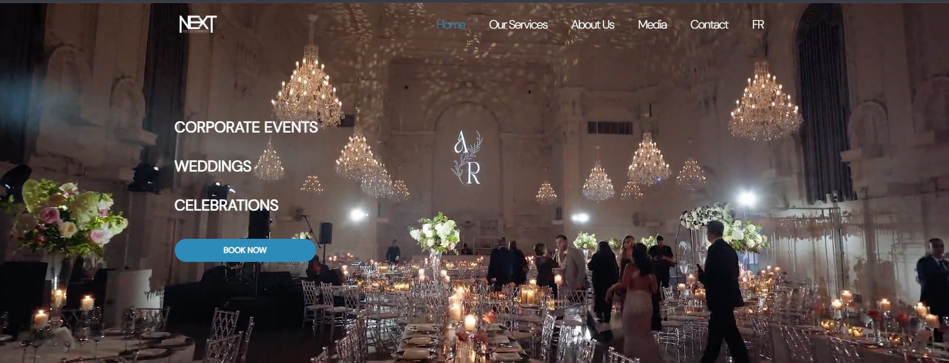 Next Entertainment website screenshot